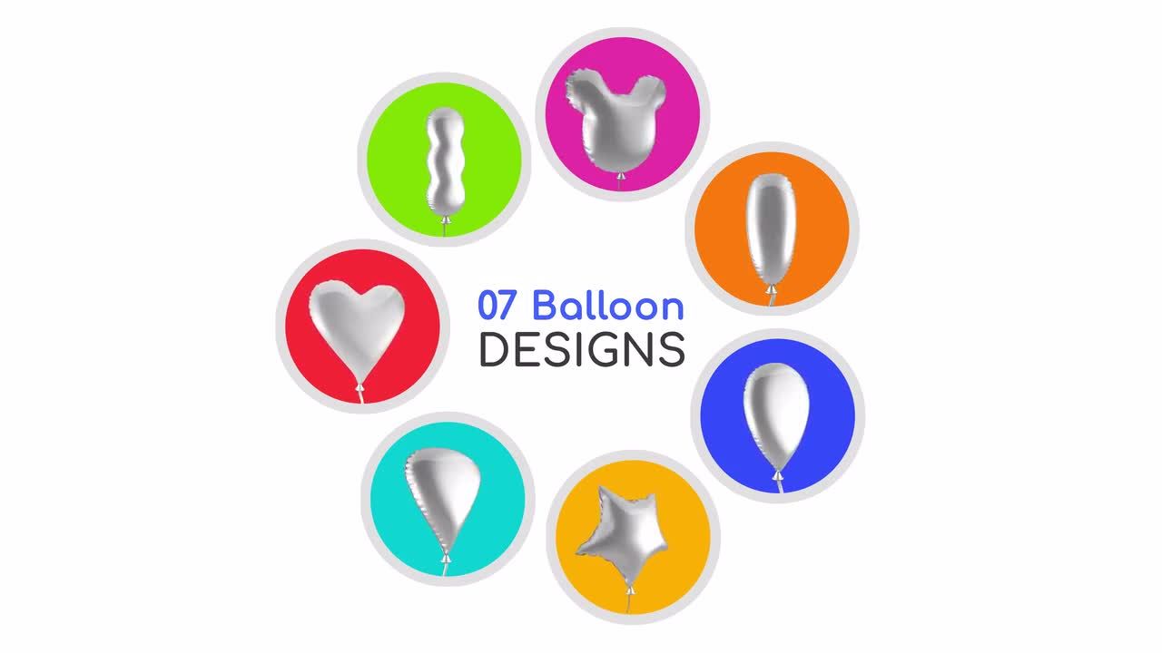 气球过渡效果素材库精选AE模板