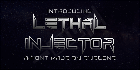 Lethal Injector font素材之家精选英文字体