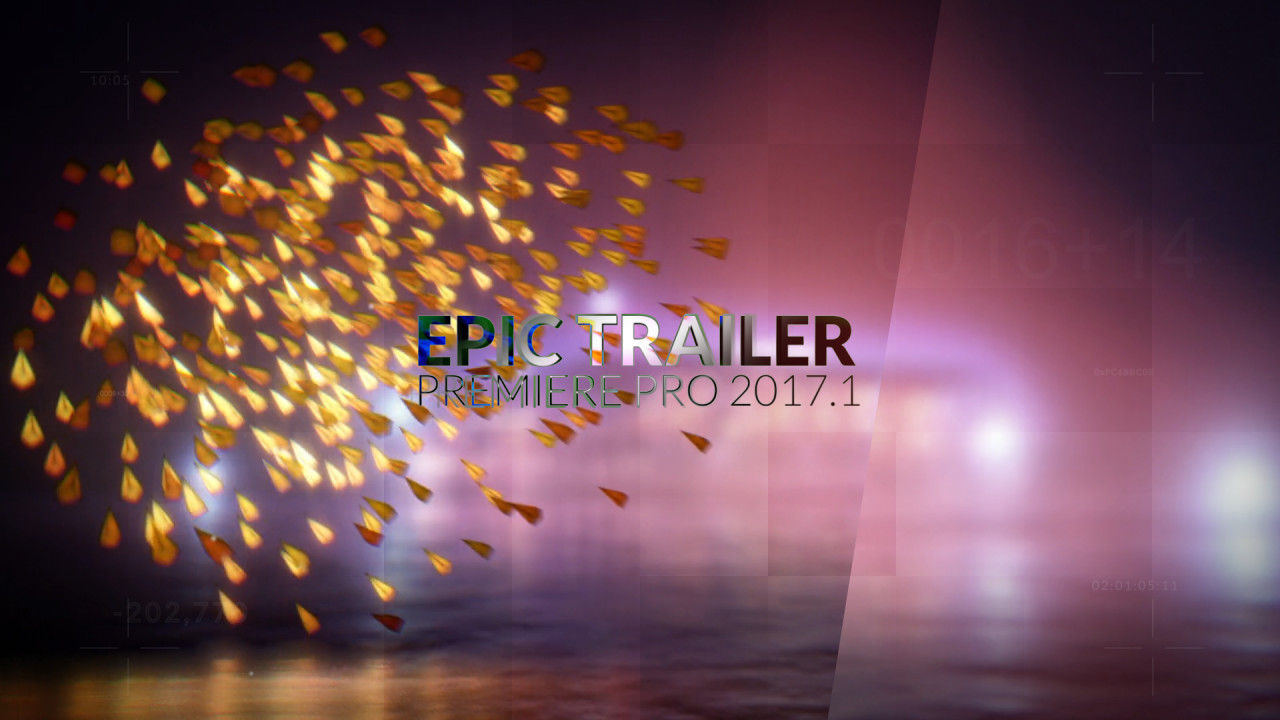 新现代经典粒子效果开场片头素材库推荐PR模板