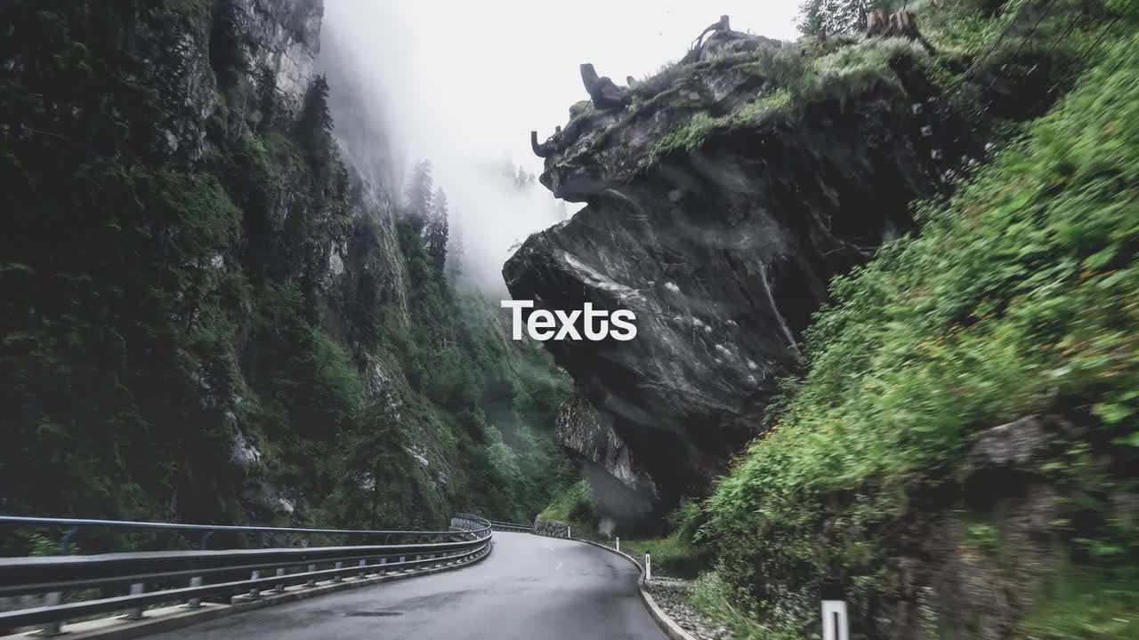 运动开场白转场过渡效果素材库精选AE模板