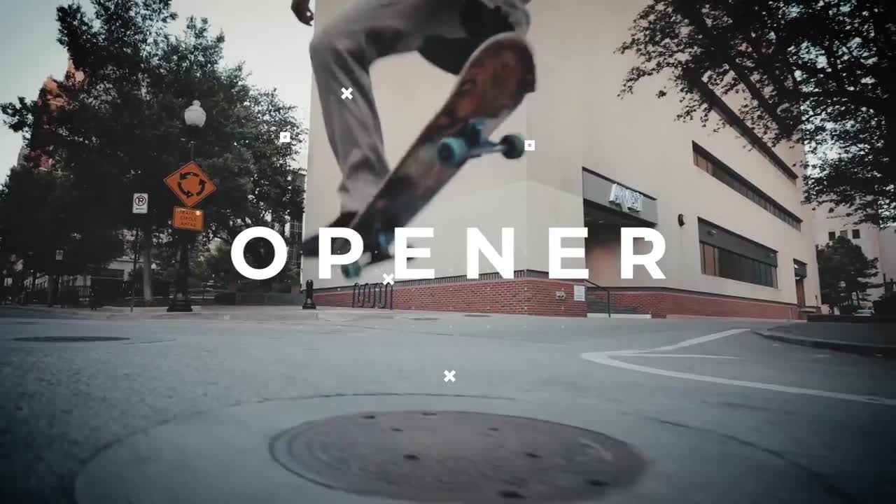 酷炫时尚城市叠加动画素材库推荐PR模板