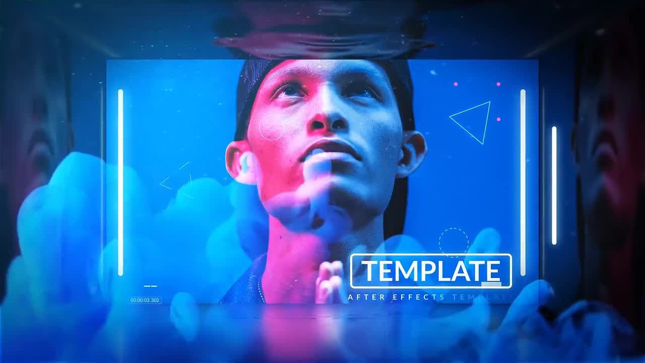 霓虹灯效果动画素材库精选AE模板