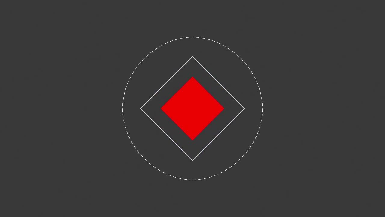 现代和动态的钻石徽标显示素材库精选AE模板