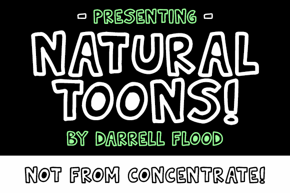 Natural Toons font插图