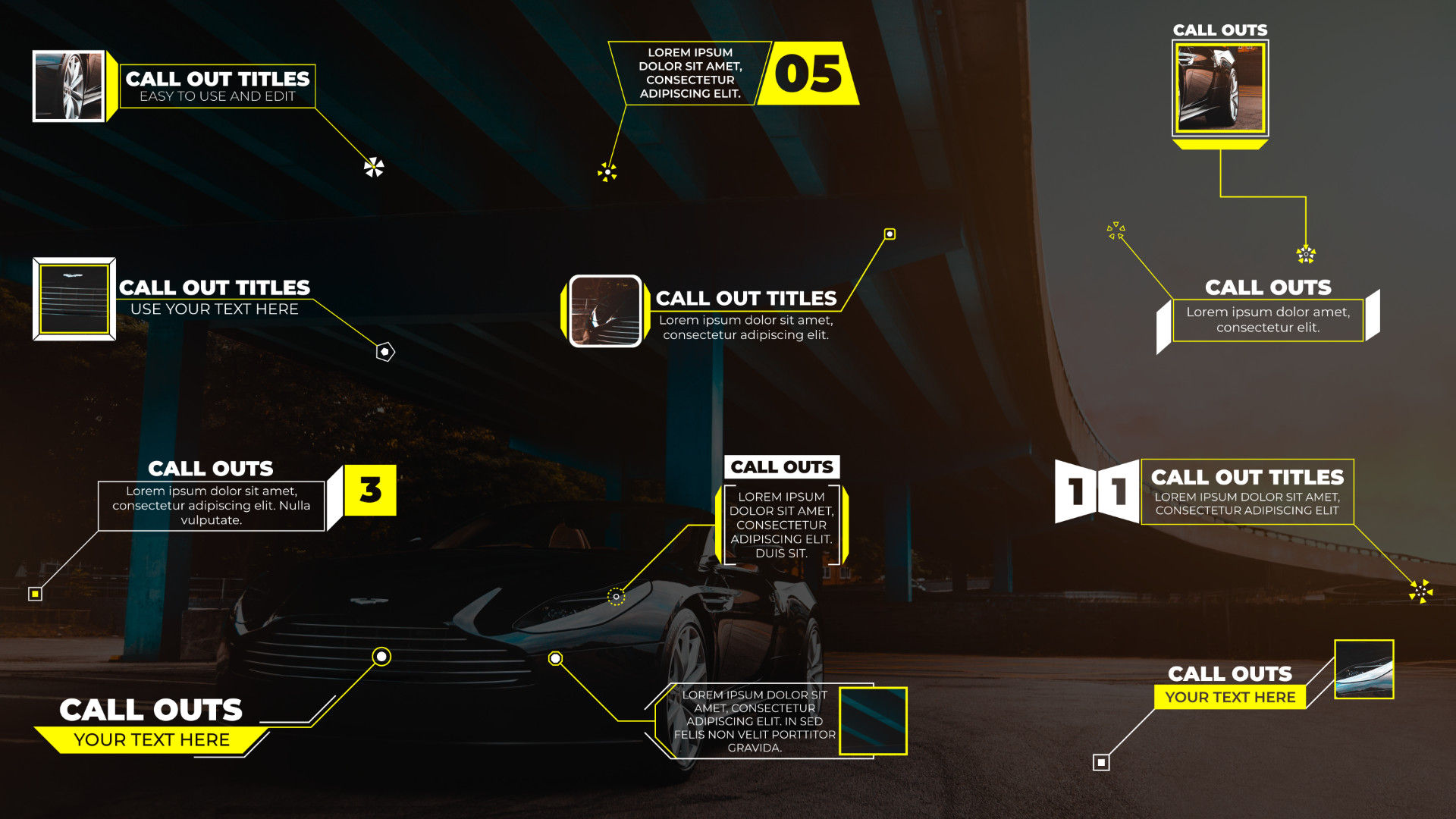 呼出标题4K动画素材库精选AE模板