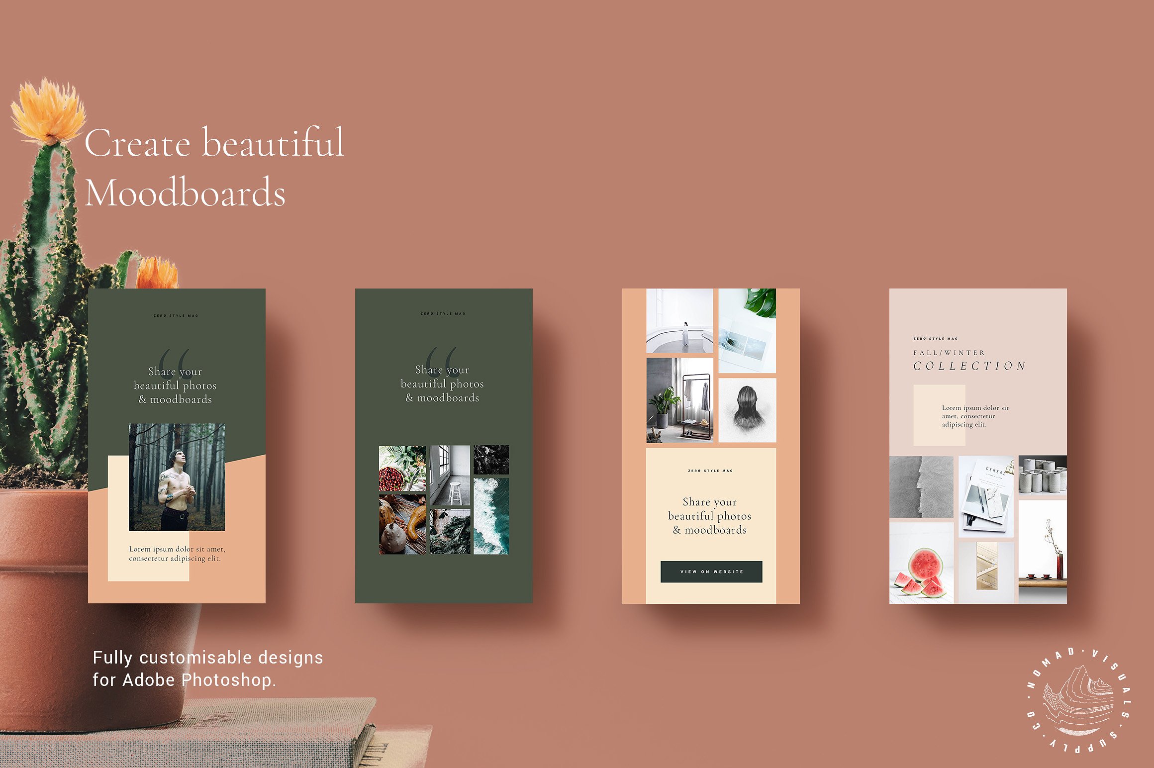 时尚高端Instagram故事动画模板素材库精选 Natural Store Animated Stories [psd]插图(10)