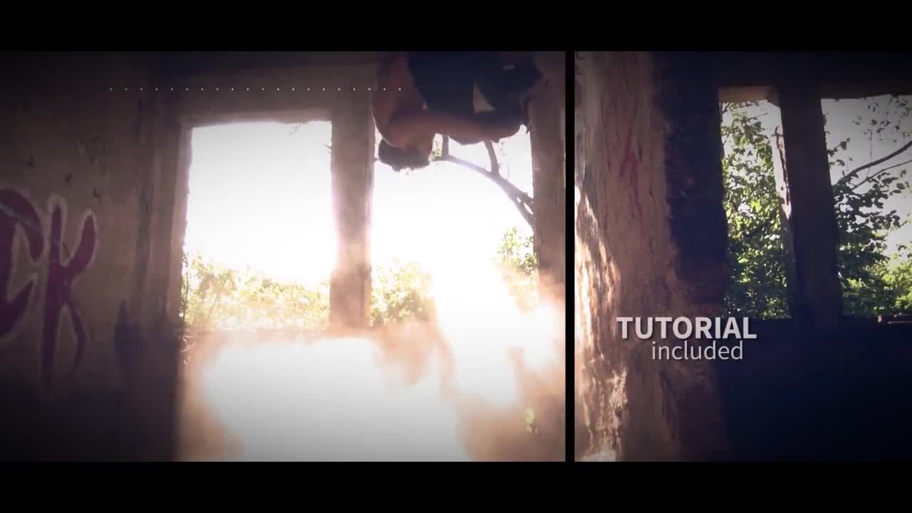 动态明亮的电影开场白素材库推荐PR模板