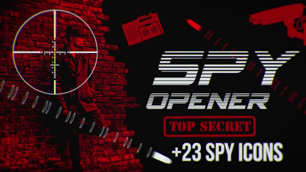 动态间谍风格产品促销转场素材库精选pr模板