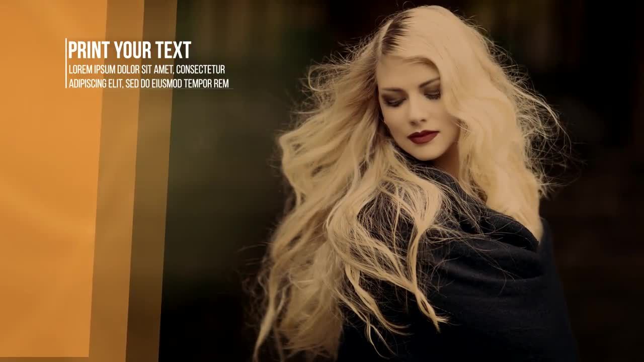 设计简单的企业美容幻灯片素材库精选AE模板