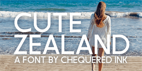 Cute Zealand font素材之家精选英文字体