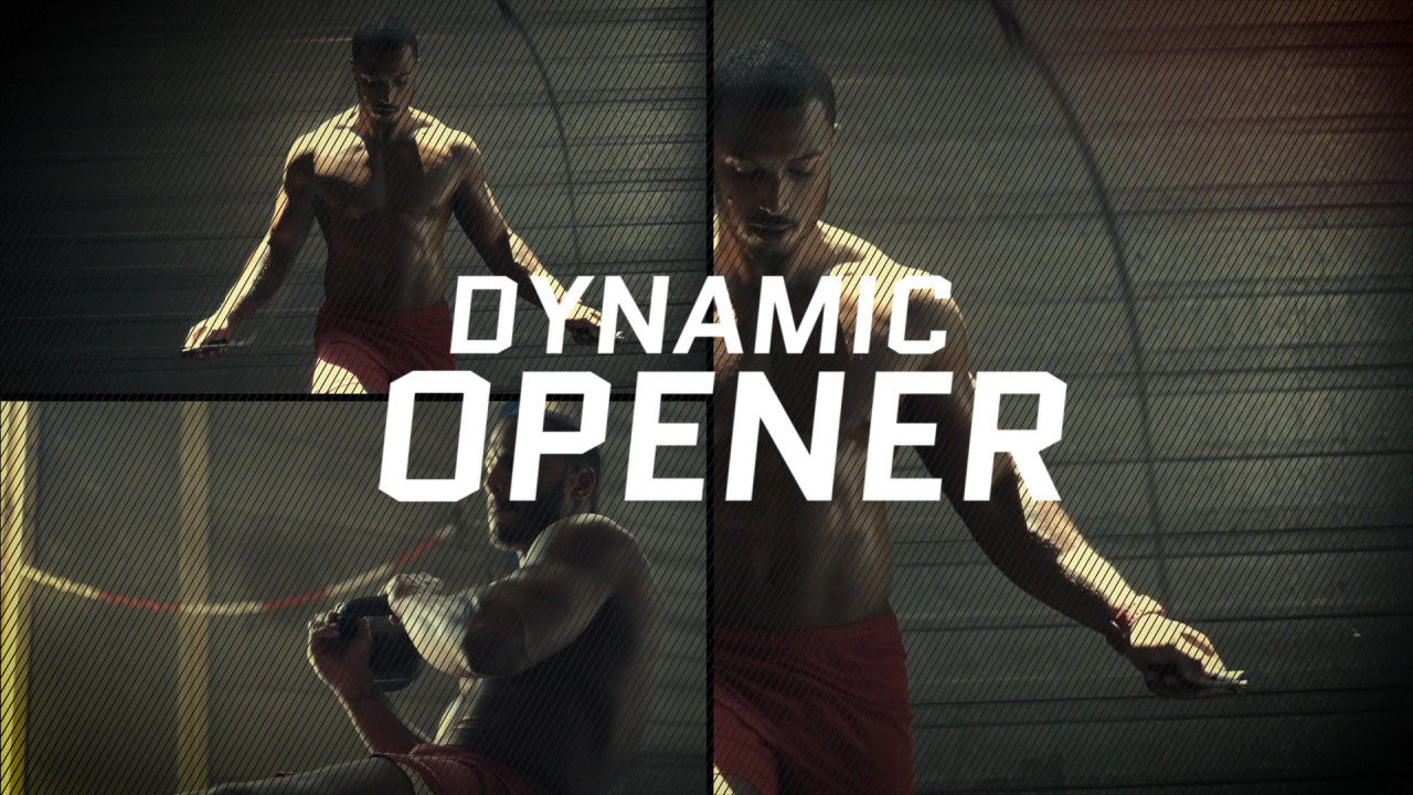 全新的的健身运动转场宣传素材库精选pr模板