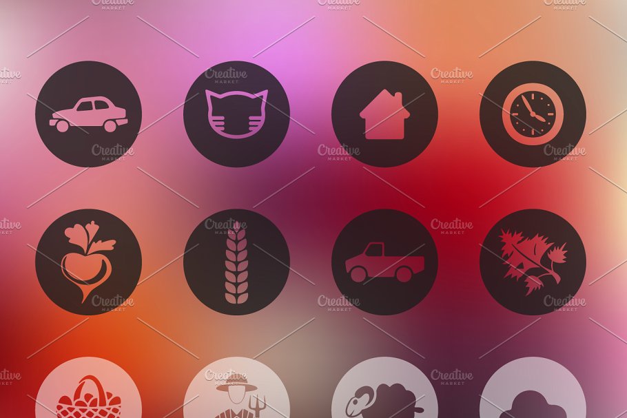 48枚农业主题图标 48 AGRICULTURE icons插图(3)