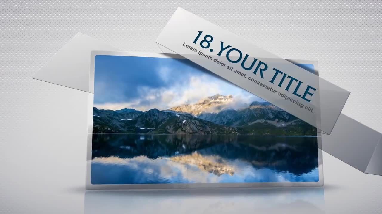 演示文稿推广介绍素材库精选AE模板