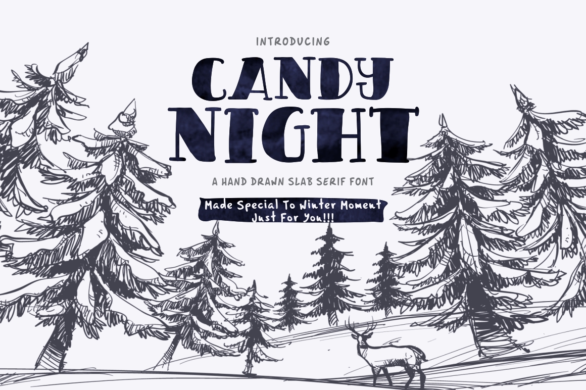 CANDY NIGHT FONT素材之家精选英文字体