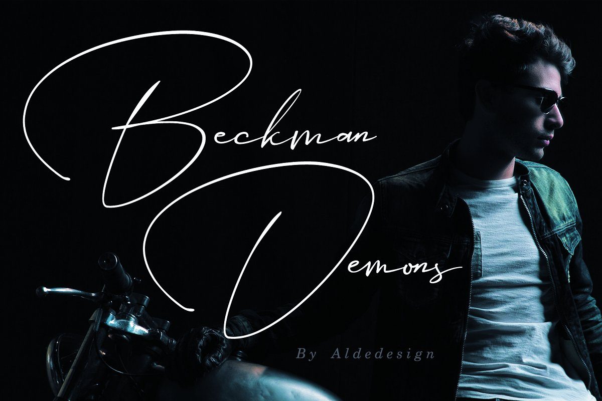 Beckman Demons – Signature Font素材之家精选英文字体