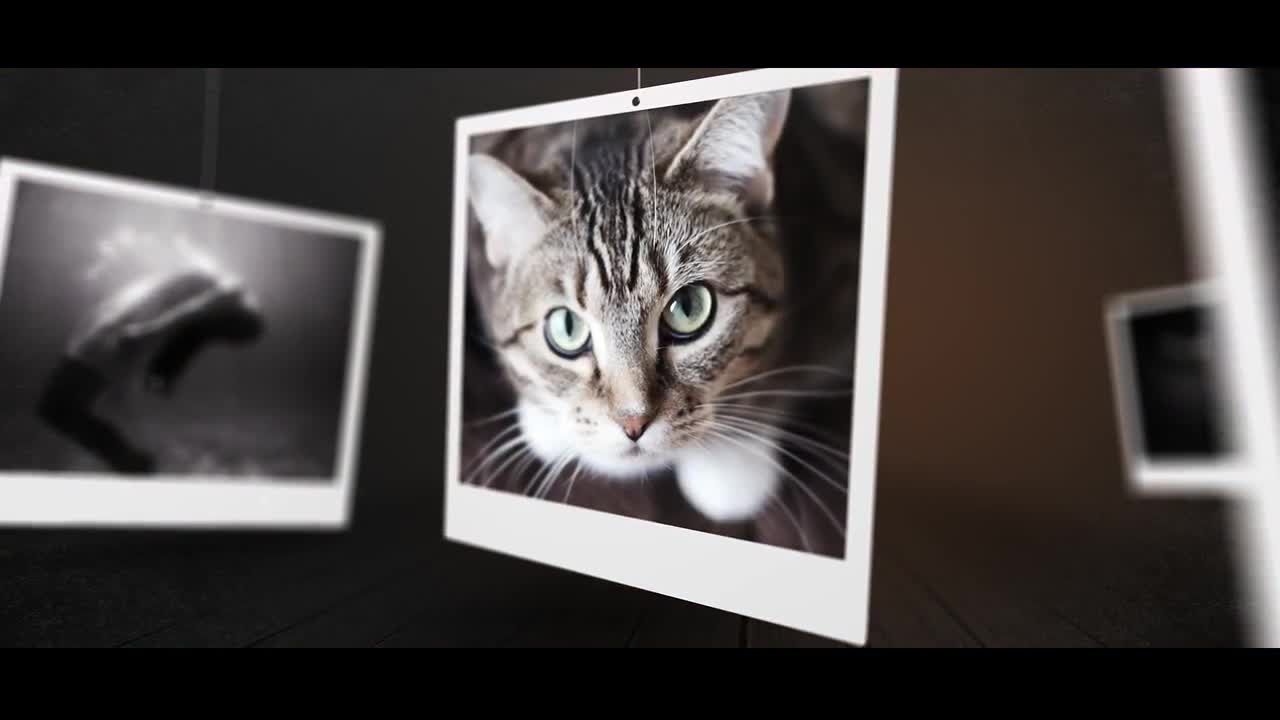 复古的环境照片幻灯片素材库精选AE模板