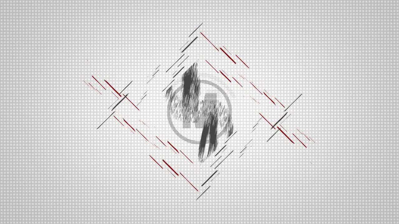 3个现代故障徽标素材库精选AE模板