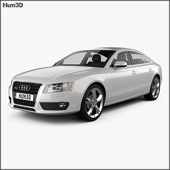 奥迪Audi A5 Sportback 2010 素材之家精选3D模型