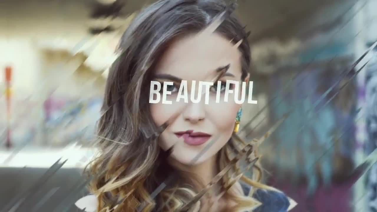 故障毛刺效果开场动画素材库精选AE模板