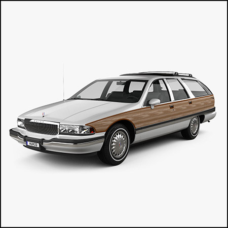 Buick Roadmaster wagon 1994别克轿车素材之家精选3D模型