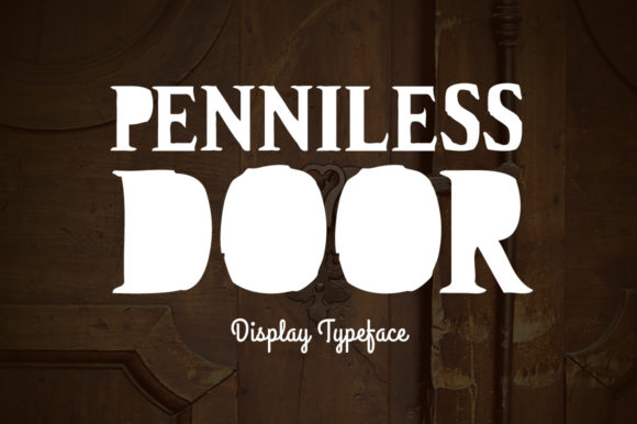 Penniless Door Font素材之家精选英文字体