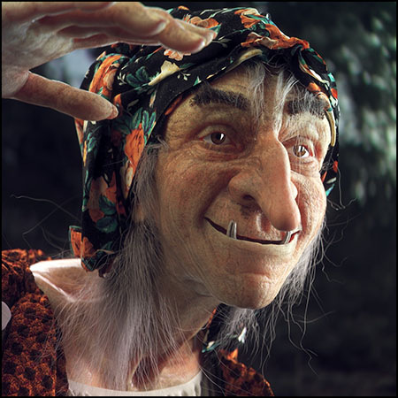 Baba Yaga芭芭雅嘎漫画人物素材之家精选3D模型