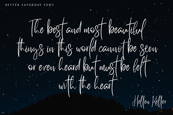 Better Saturday Font插图1