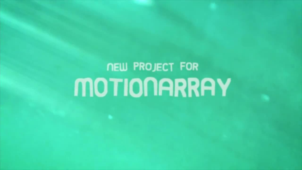 波浪效果电视节目开场白素材库精选AE模板