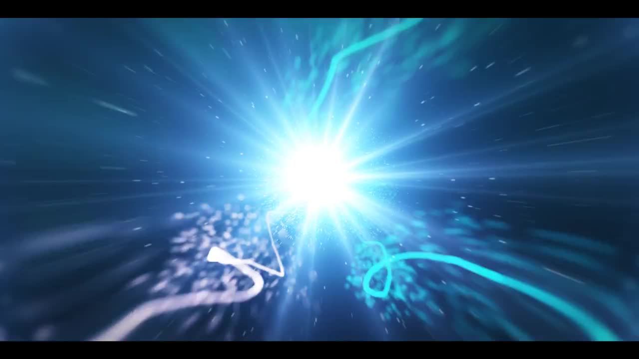 空间粒子效果电影标志素材库精选AE模板