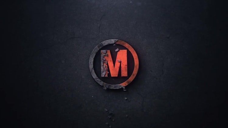 史诗电影标志揭示ae模板