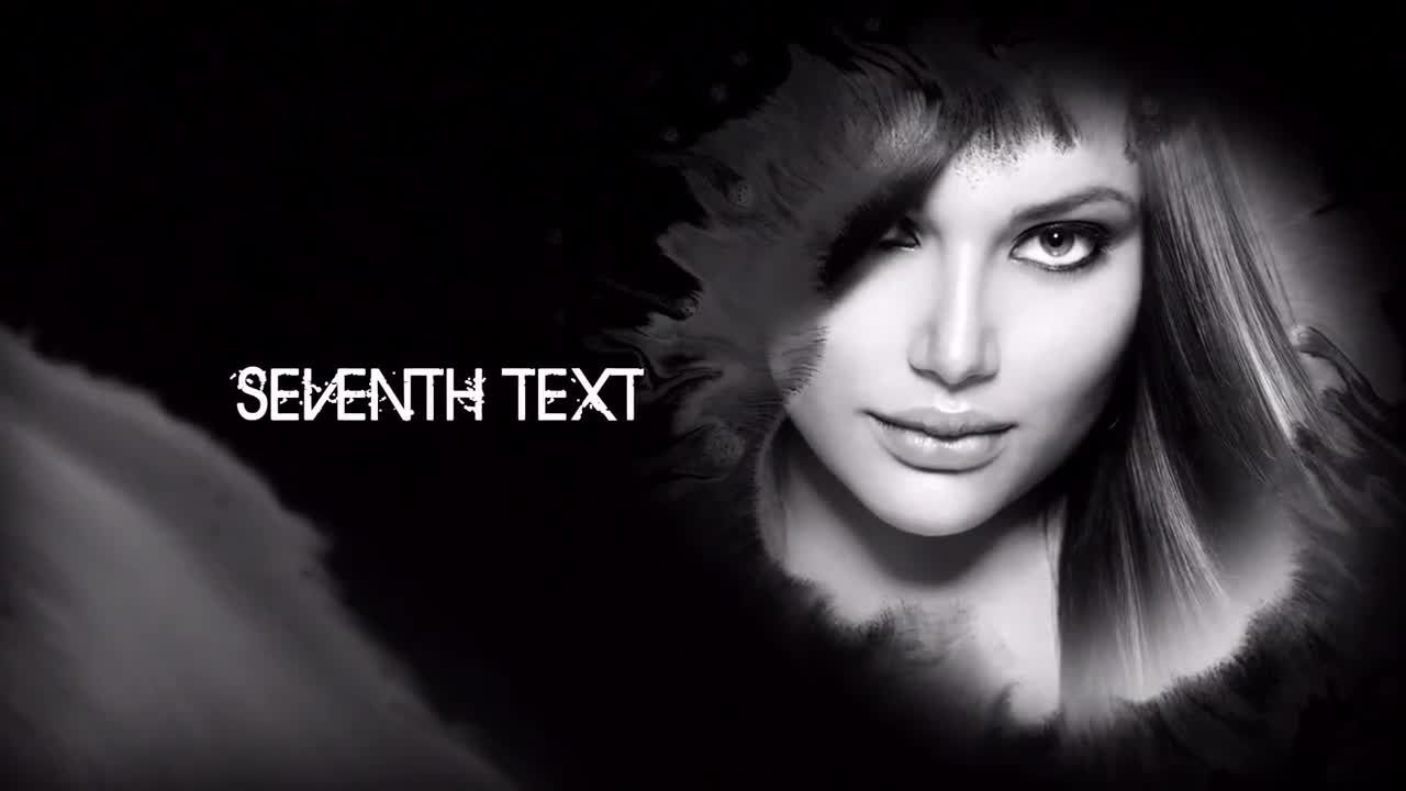 飞溅效果ae视频素材