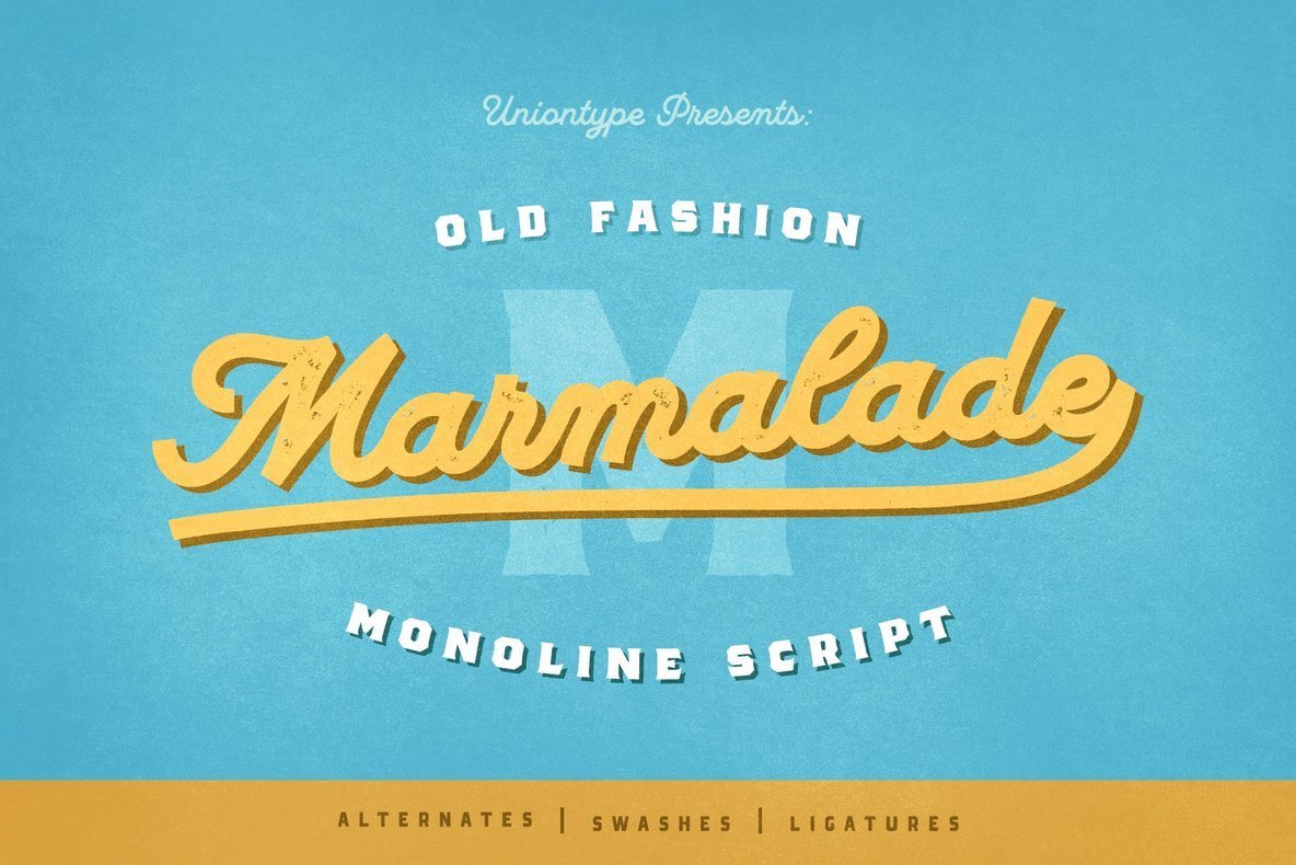 Marmalade Font Family素材之家精选英文字体