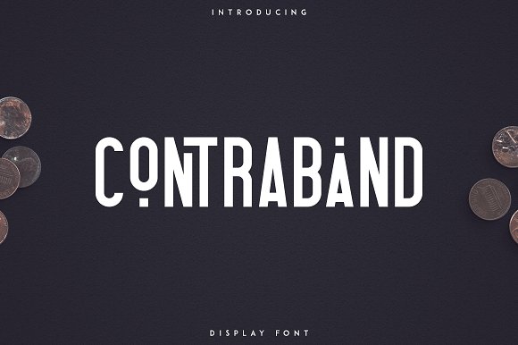 Contraband – Display font素材之家精选英文字体