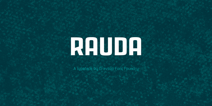 Rauda Font Family素材之家精选英文字体