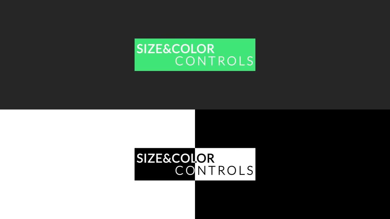 10个下三分之一广告倒置标题素材库精选AE模板