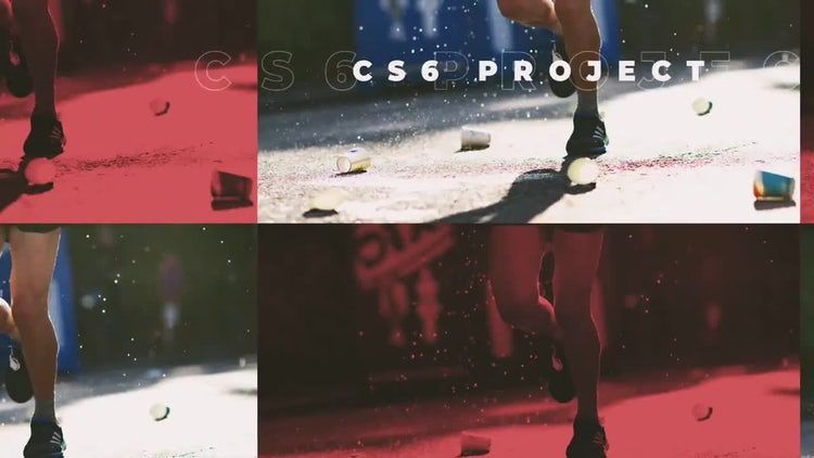 独特时尚的体育运动介绍素材库精选AE模板