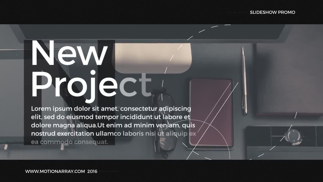 幻灯片促销现代风格素材库精选AE模板