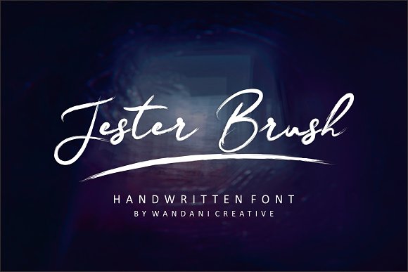 Jester Brush Font素材之家精选英文字体