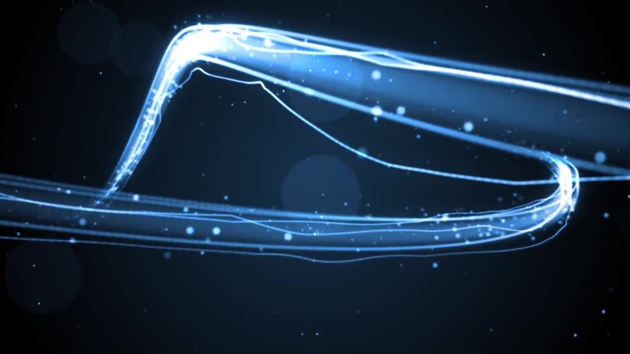 亮条纹的广告徽标显示素材库精选AE模板