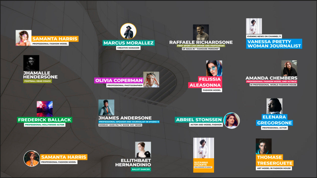 彩色创意标题动画AE视频模板