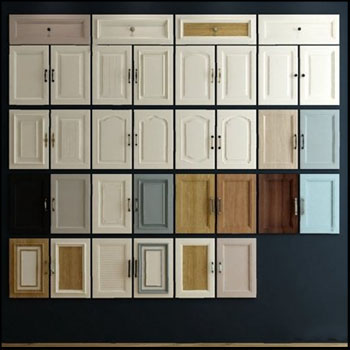 橱柜门素材之家精选3D模型