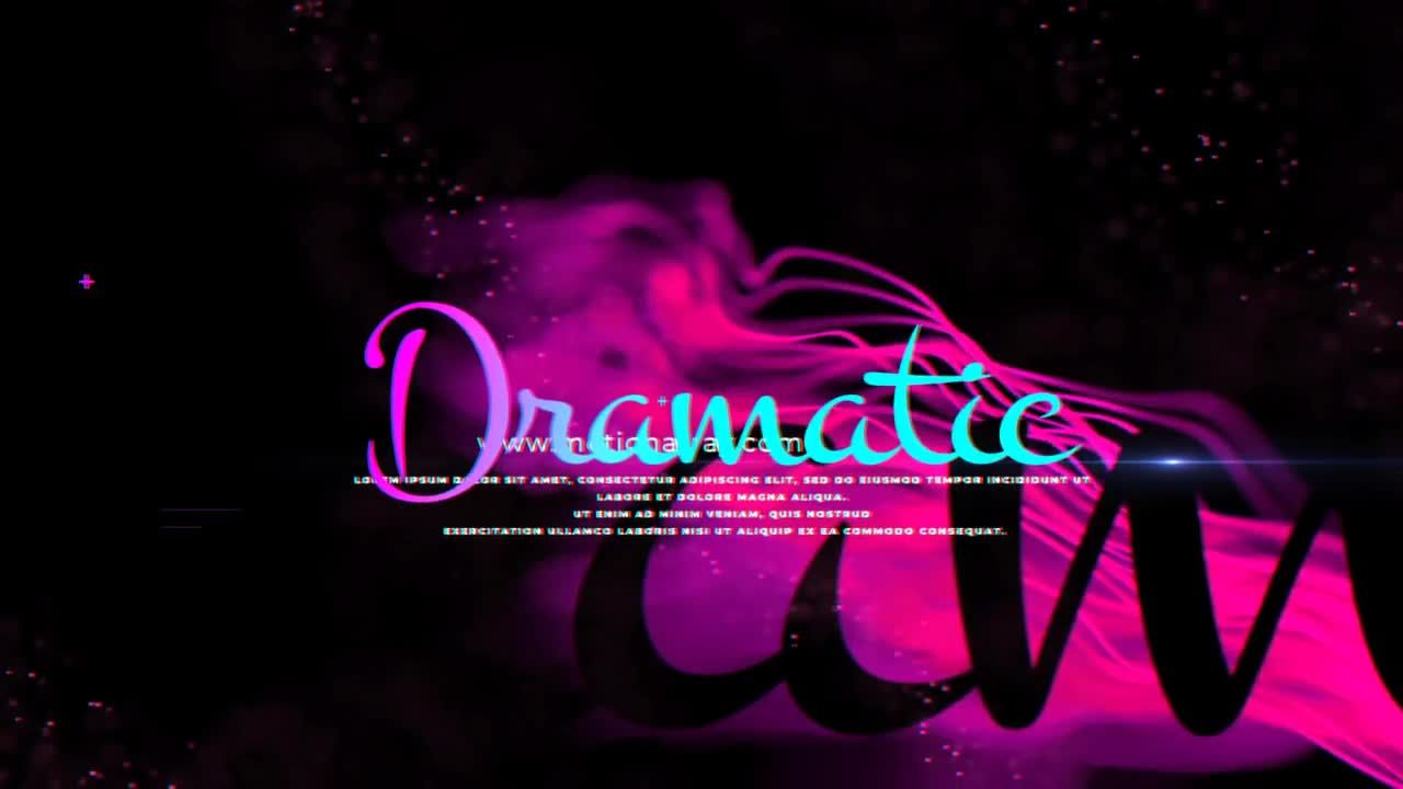 戏剧电影开场介绍素材库精选AE模板