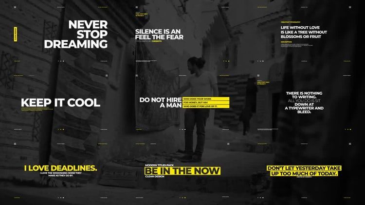 9个简洁创意的标题动画素材库精选AE模板