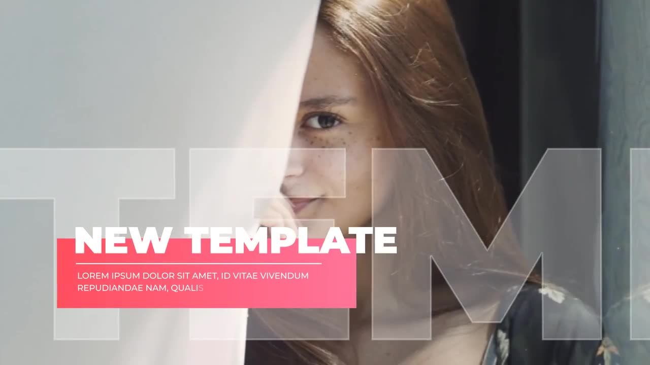 优雅时尚促销活动开场白素材库精选AE模板