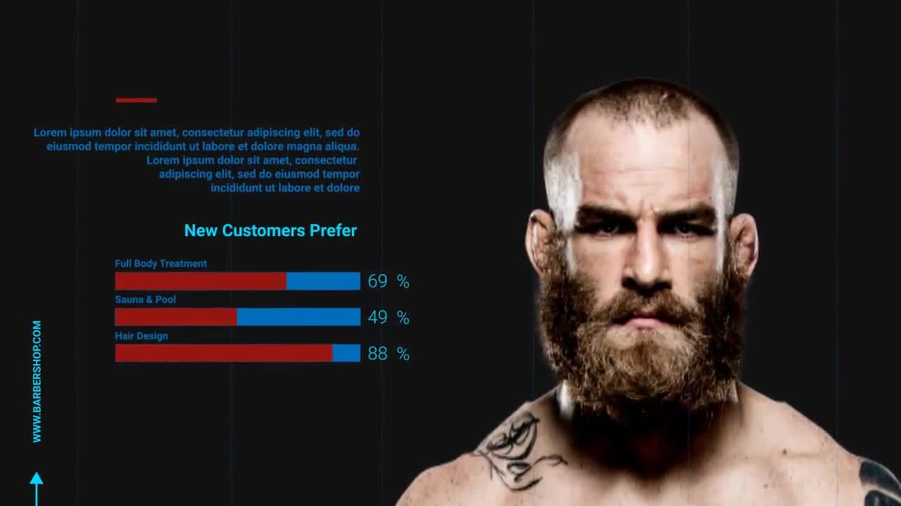 美容理发店宣传动画素材库精选AE模板