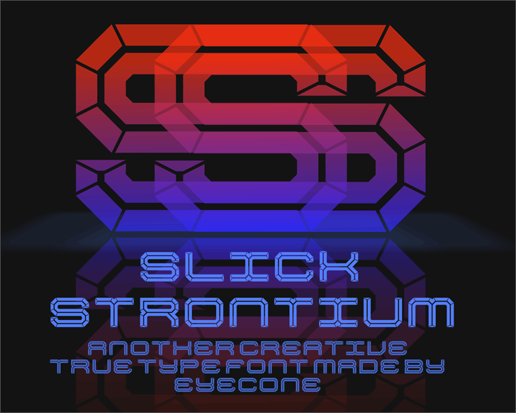 Slick Strontium font插图 Slick Strontium font插图