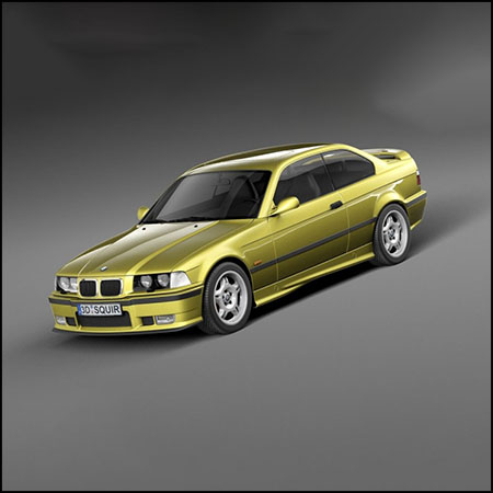 BMW M3 e36 1992-1999宝马汽车素材之家精选3D模型