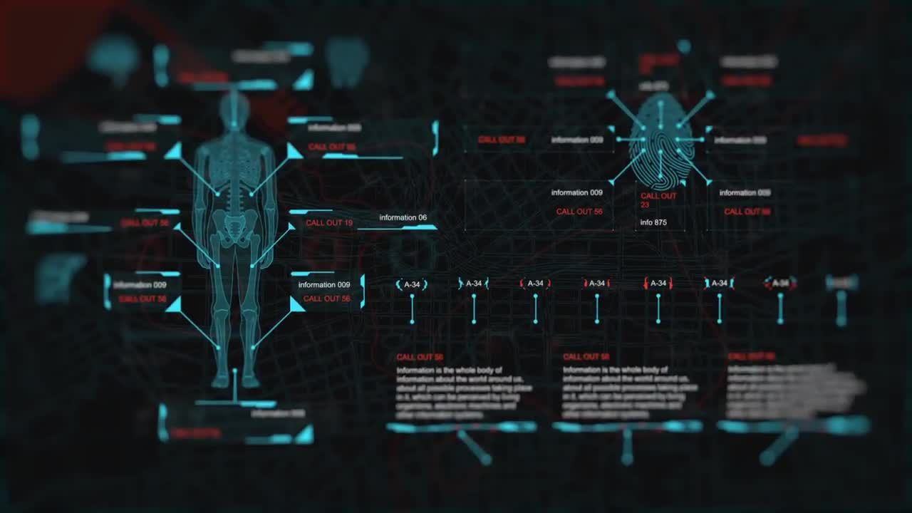 HUD高科技开场素材库精选AE模板