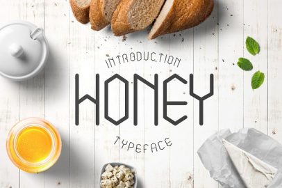 Honey Font素材之家精选英文字体