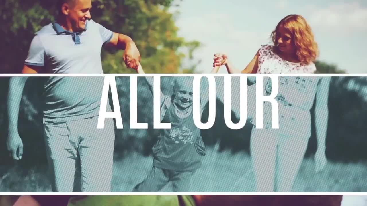 精彩时刻幻灯片展示素材库精选AE模板Bright Moments Slideshow